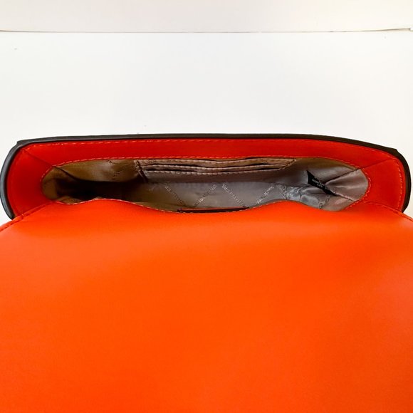 Michael Kors Sloan Editor Small Flap Belt Bag Fanny Pack Clutch Poppy - Picture 12 of 13